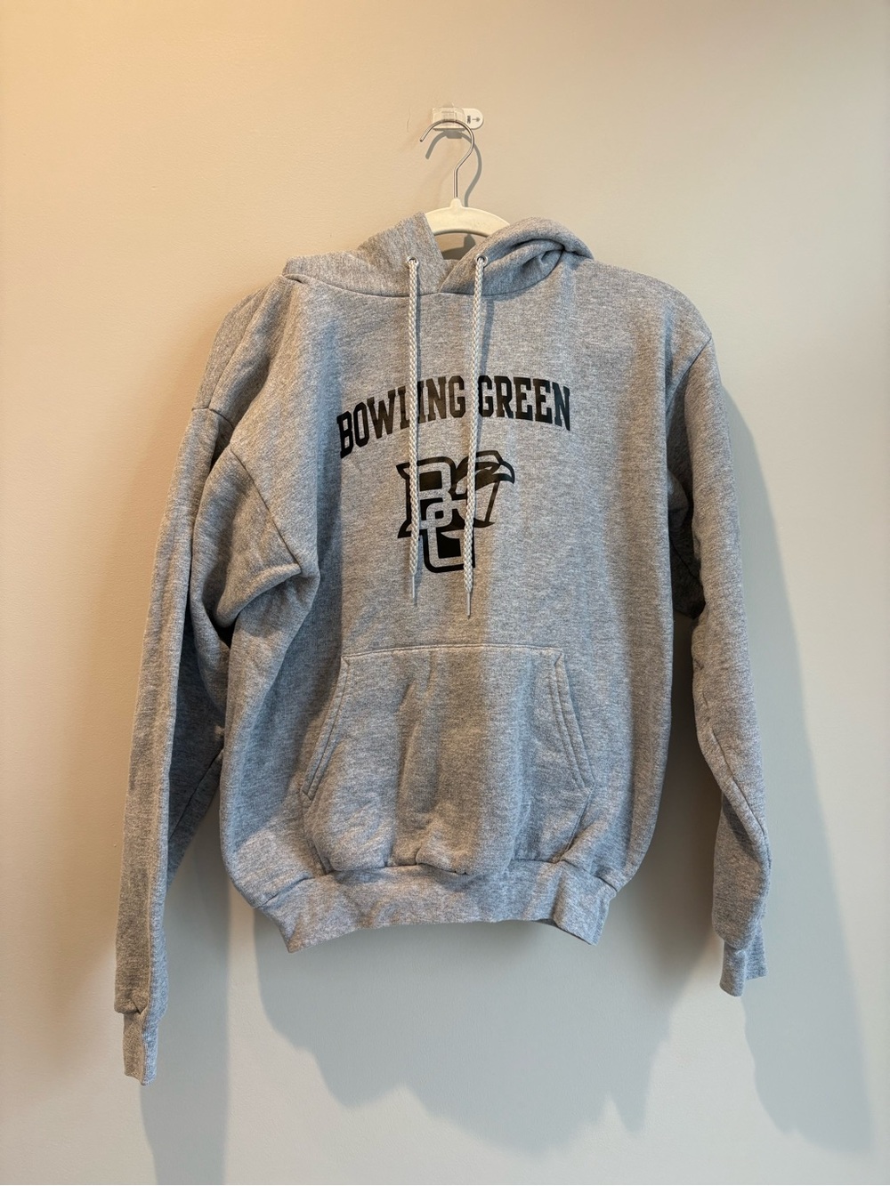 Hanes Gray Bowling Green Crewneck Hoodie